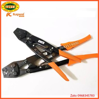 Kìm bấm cos Nhật Bản Kapusi 16L 1.25-16mm - Kìm ép cốt chính hãng
