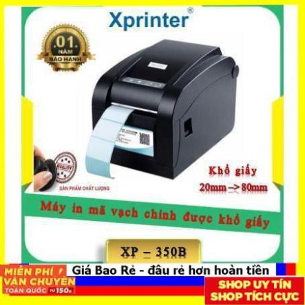 Siêu sale'' Máy in mã vạch Xprinter XP-350B cổng USB (model 2020 360B)