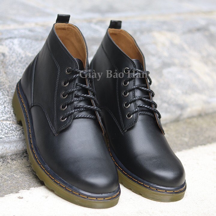 Giày Boots Nam Cổ Lửng Cao Cấp LLC02