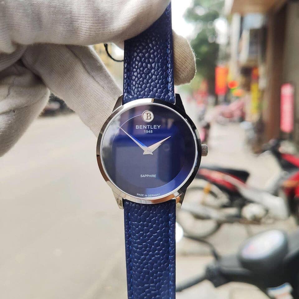 Đồng hồ nam dây da mặt kính chống xước Bentley BL1808 BL1808-10 BL1808-10MWNN