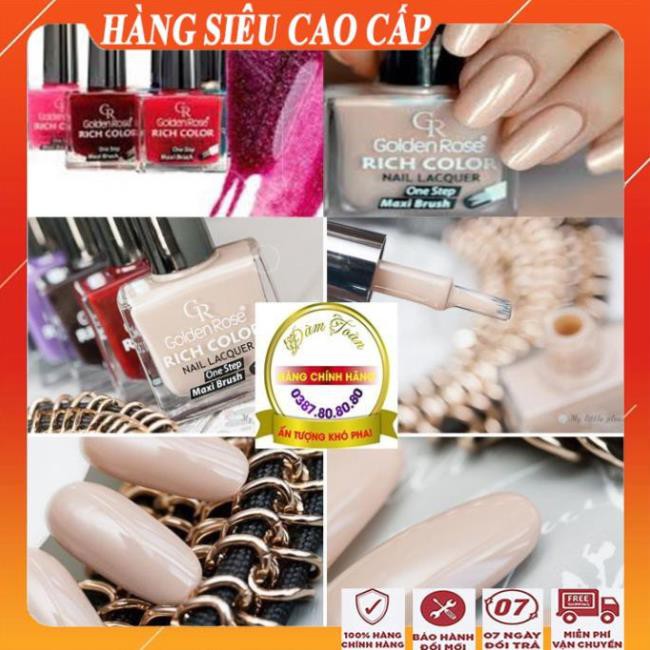 [Tặng Kèm Son Móng Chính Hãng] Sơn móng tay đẹp/Nước sơn móng siêu bóng mịn và nhanh khô golden rose rich