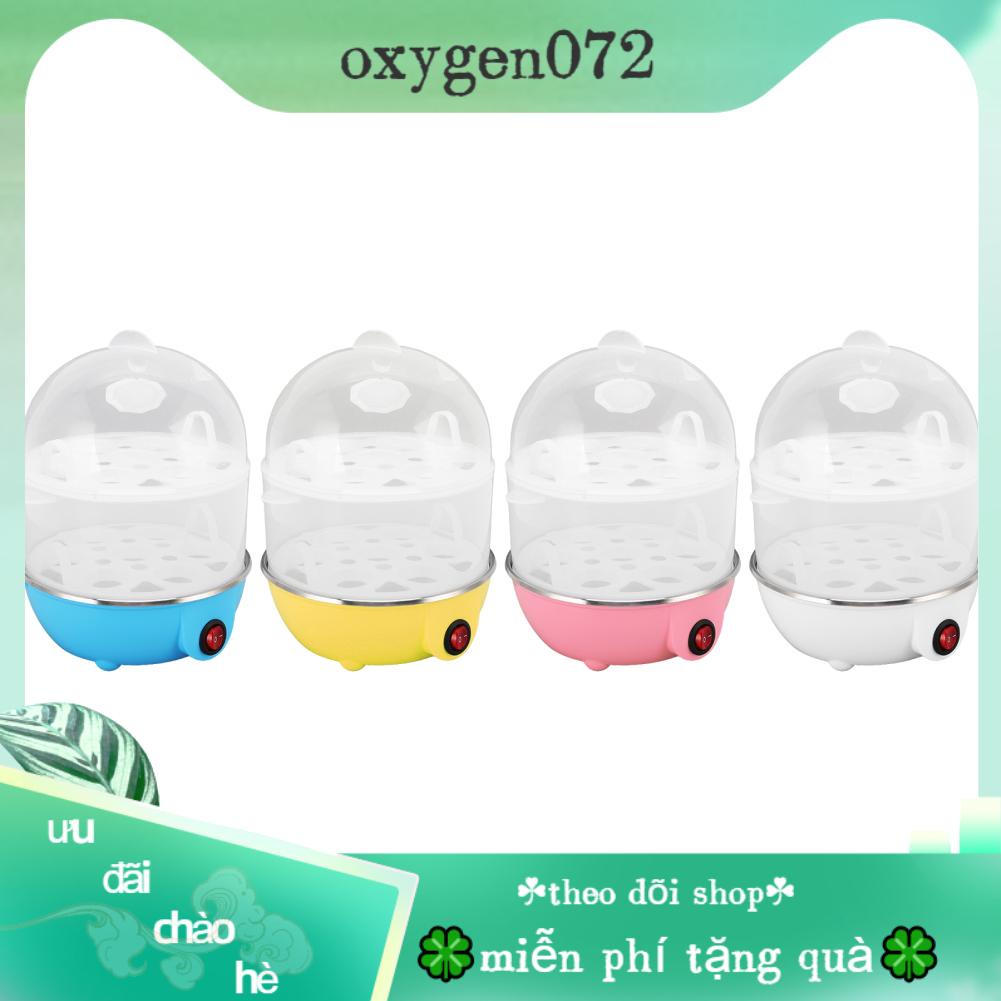 Oxygen072 Dash Egg Cooker 350W 2 Lays 14Pcs A Time Tự động tắt nguồn An toàn Nồi tráng trứng PP bền với cốc đo cho gia đình