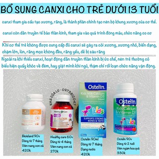 canxi sữa bò cho bé