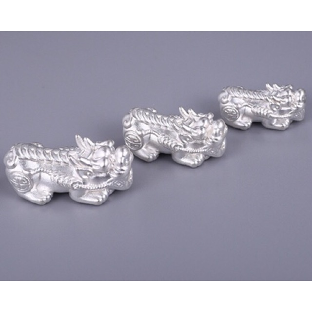 KHO SỈ  Charm tỳ Hưu bạc cõng kim tiền - Hàng bạc tốt loại 1 cực đẹp PH302
