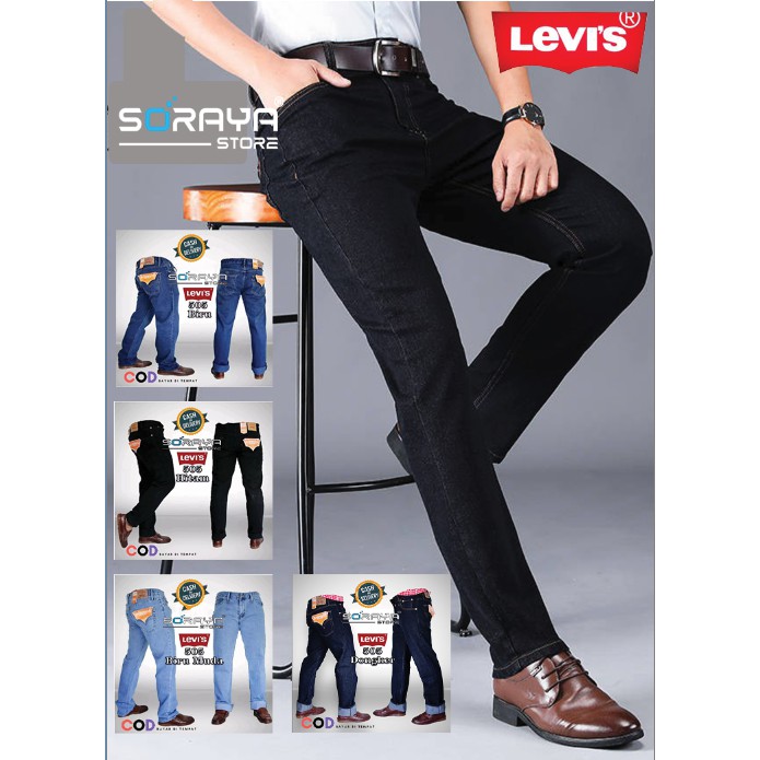 Levis Quần Jean Dài Ống Đứng Thời Trang Cho Nam