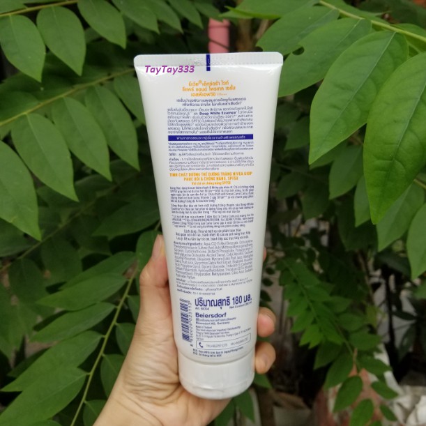Tinh chất dưỡng thể dưỡng trắng Nivea giúp phục hồi & chống nắng Nivea SPF50 (180ml) | BigBuy360 - bigbuy360.vn
