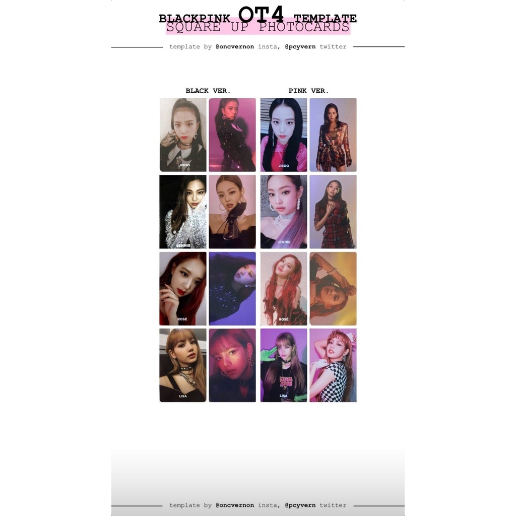 Ảnh Blackpink - Square Up chính hãng