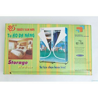 TỦ VẢI ĐỰNG QUẦN ÁO THIÊN NAM SƠN KHUNG SẮT 1 MÉT