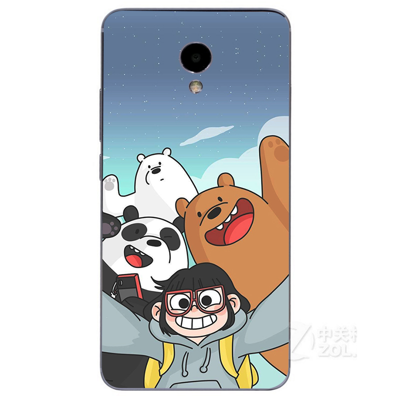 Ốp Điện Thoại Silicon Họa Tiết We Bare Bears Cho Zte Blade V7 V8 Lite Max Mini V9 V10 Vita