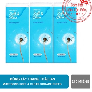 Bông tẩy trang Watsons Thái Lan