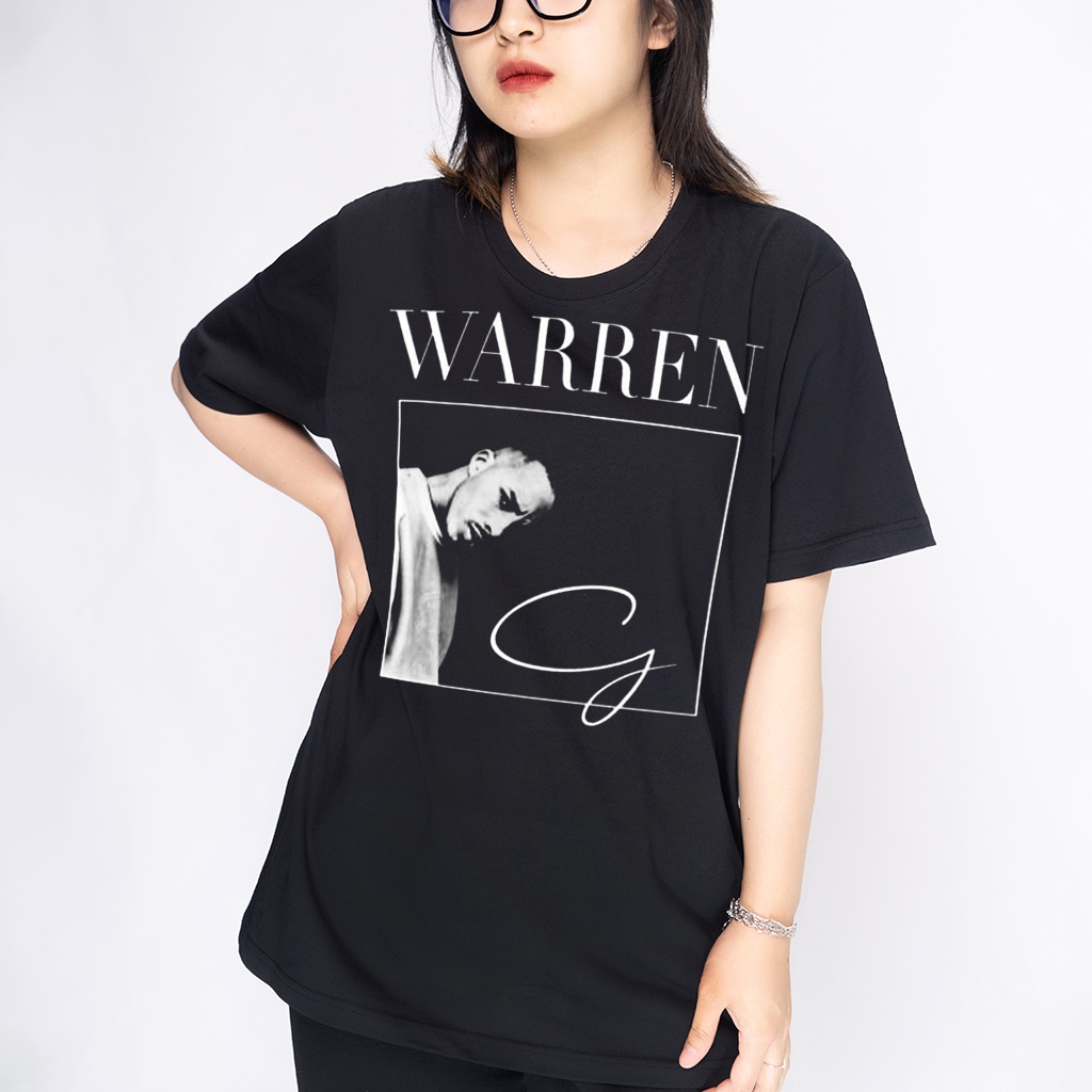 N7yi /Áo thun Wright Warren G nam rapper 90s nhạc Hip Hop phong cách basic vintage cotton cổ tròn!