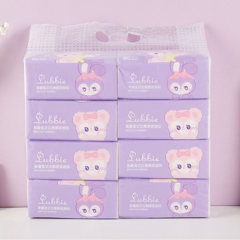 Khăn Giấy Khô Ngẫu Nhiên 1 Gói 300 Tờ Chuẩn Nội Địa Trung