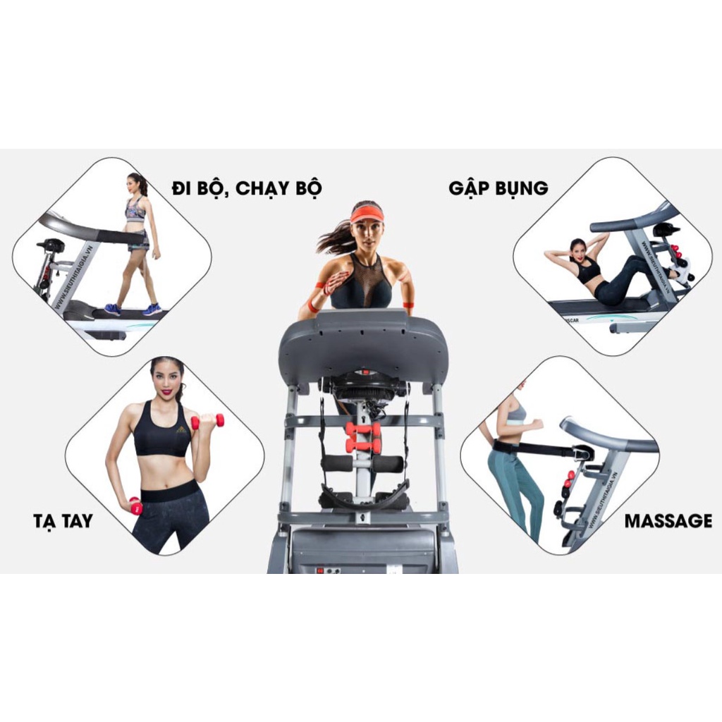 Máy Chạy Bộ Tại Nhà Hapo Gấp Gọn, Máy Chạy Bộ Đa Năng Theo Dõi Sức Khỏe Bảo Hành 2 Năm