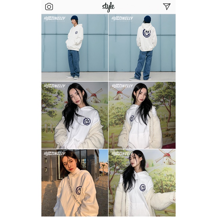 Áo hoodie nỉ lót lông Nelly unisex mẫu mới 2022 mã 017