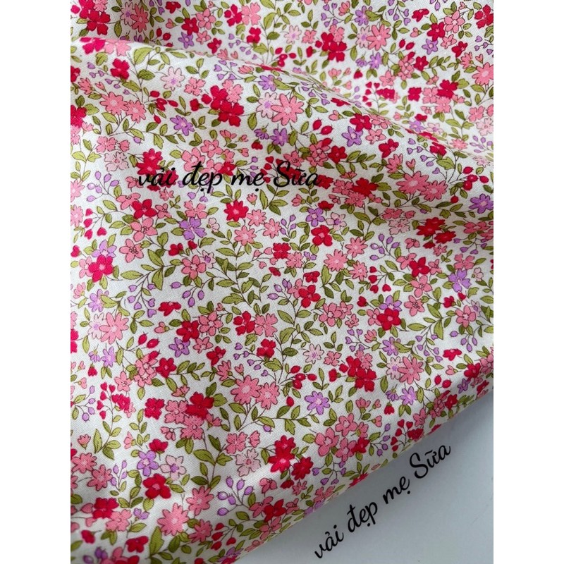 Vải thô cotton mềm mát 100% cotton