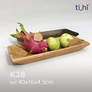 Khay thuyền gỗ đựng hoa quả, salad - sản xuất xưởng VN 100%