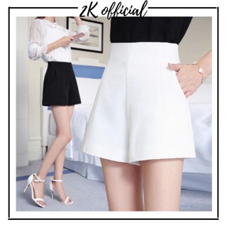 ⚡ Freeship ⚡ Quần short nữ lưng cao Quần đùi, sooc (sọt) nữ vải tuyết mưa công sở khóa sau lưng
