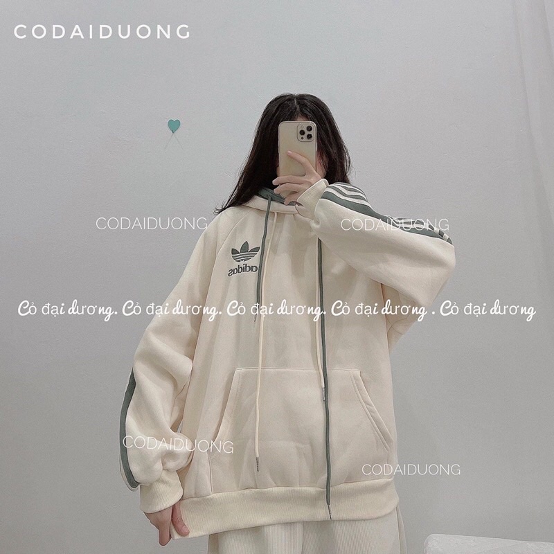 áo nỉ das tay vạch sọc hàng đẹp nam nữ đều mặc được giá rẻ nhất shopee