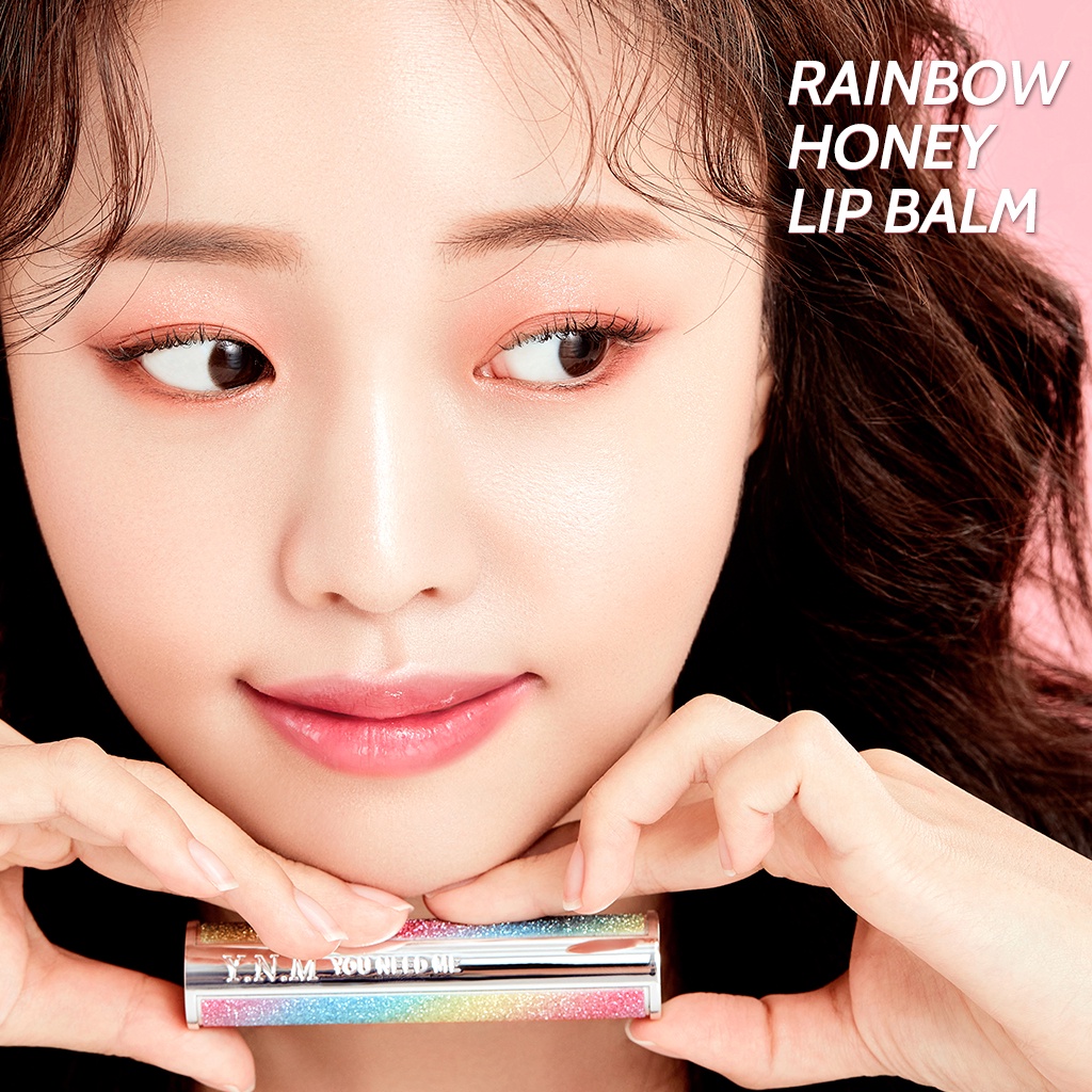 Son dưỡng môi YNM chiết xuất mật ong cầu vồng 3g