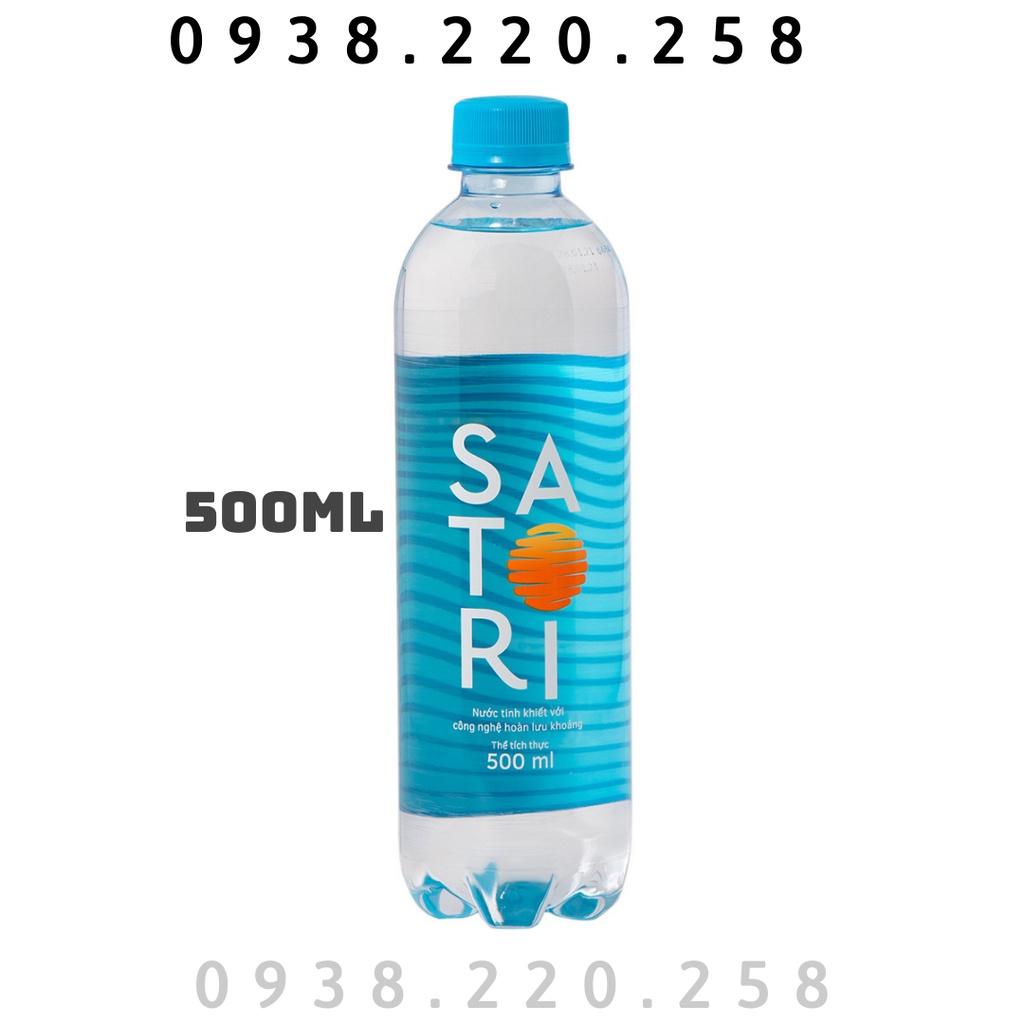 [HCM] Thùng Nước Suối Satori 500ml (24 chai)