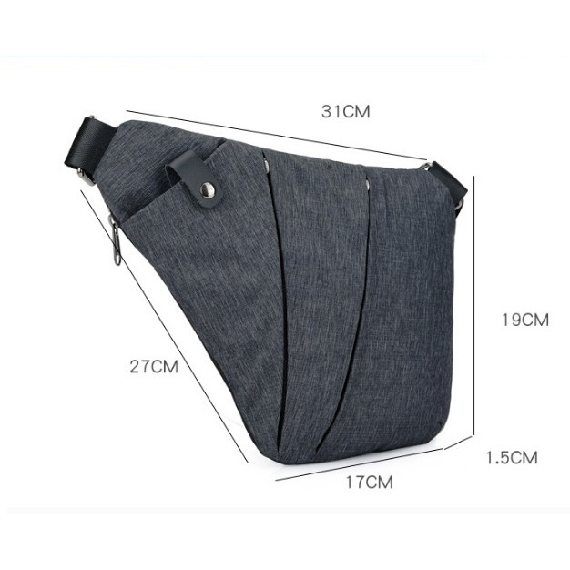Túi đeo chéo chống trộm chống nước KDR-TDC042 Kodoros | BigBuy360 - bigbuy360.vn