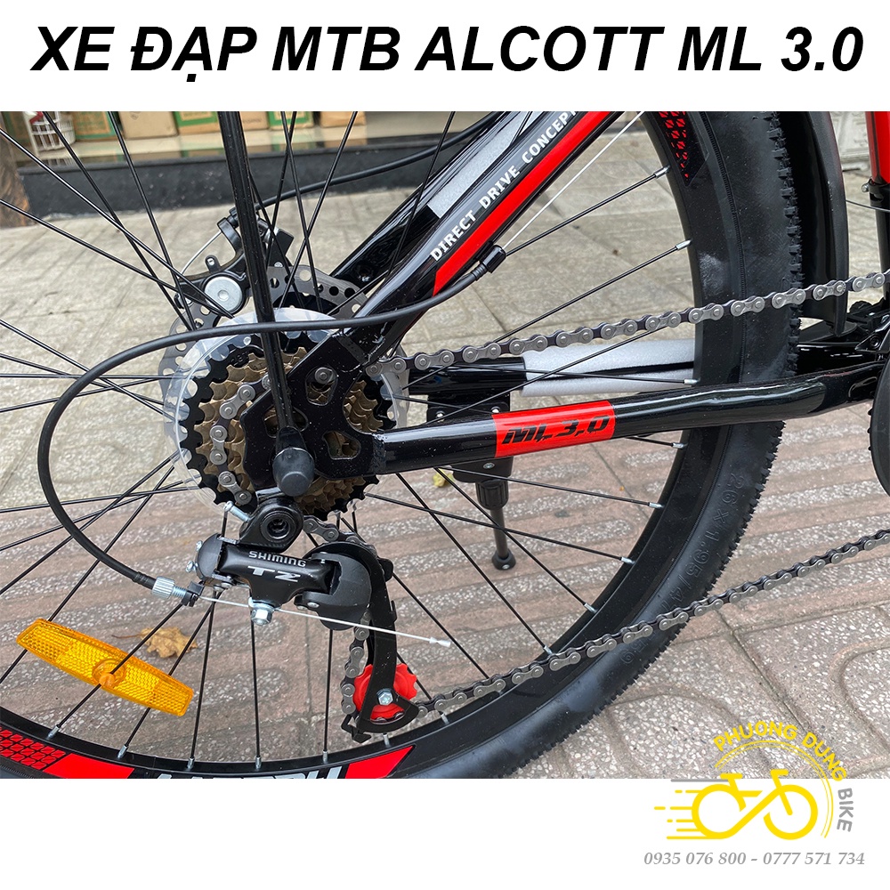 Xe đạp thể thao địa hình MTB ALCOTT ML 3.0 26IN