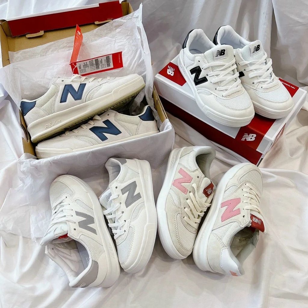 GIÀY THỂ THAO NB 300, NB 300 XANH THAN, NB 300 HỒNG, NB 300 BẠC, NB 300 ĐEN ẢNH THẬT (GIÀY NAM NỮ)