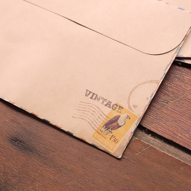 Phong Bì Thư Vintage Đẹp Và Trang Trọng