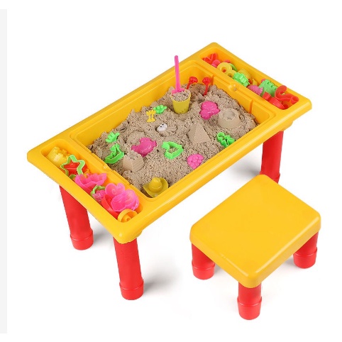 Bàn lego kèm cát động lực học cho bé