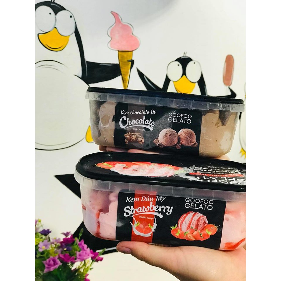 Kem hộp 1 lít Goofoo