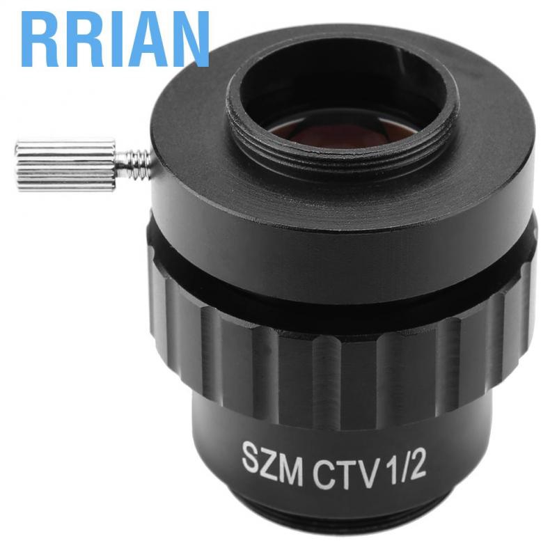 Ống kính mục tiêu gắn trên 0.5X C-Mount chuyển đổi 1/2 CTV cho máy ảnh kỹ thuật số video SZM