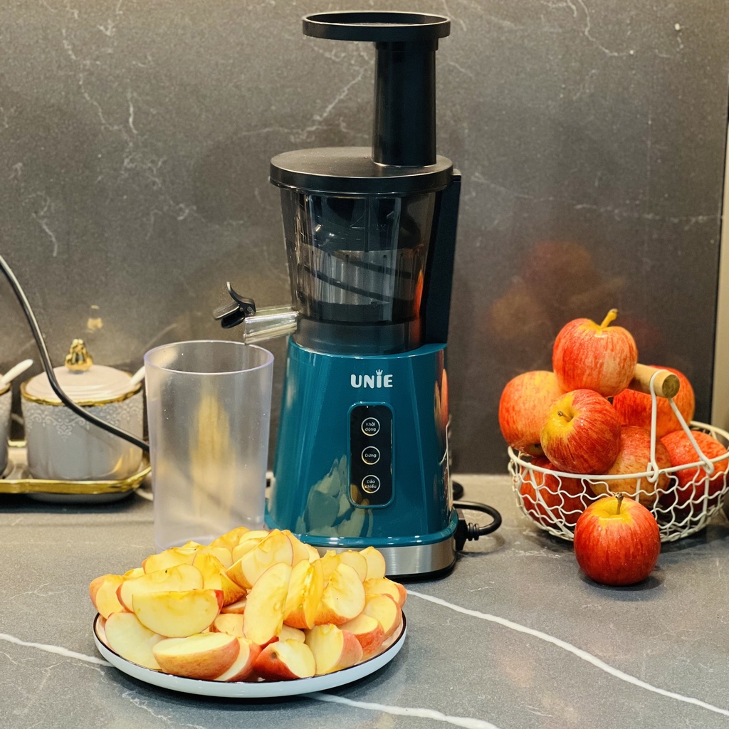 Máy ép chậm UNIE UE-525 công suất 200W Máy ép hoa quả mini cao cấp Unie bảo hành điện tử 12 tháng