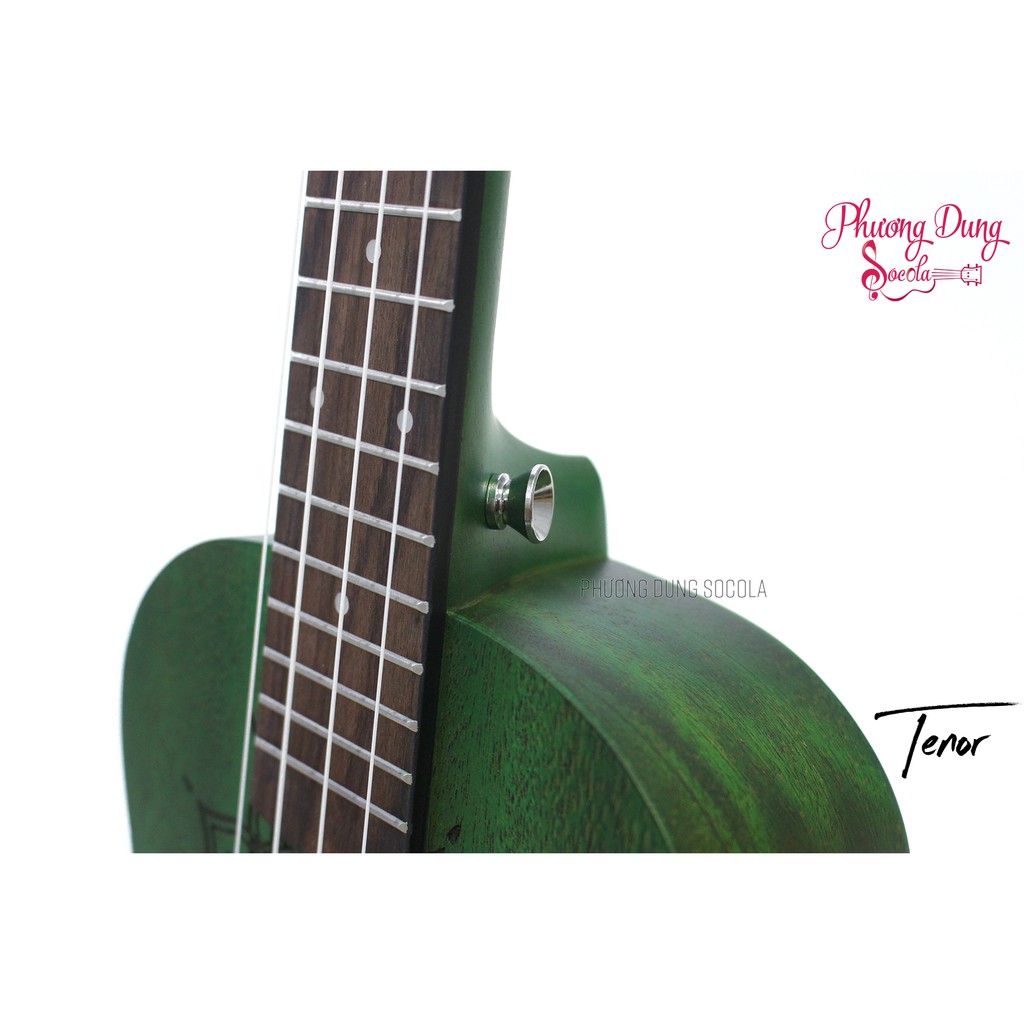 Đàn Ukulele Gỗ chính hãng Kaysen - size Tenor - Green