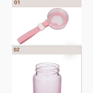 HCM - Bình thủy tinh Hello Summer 480ml