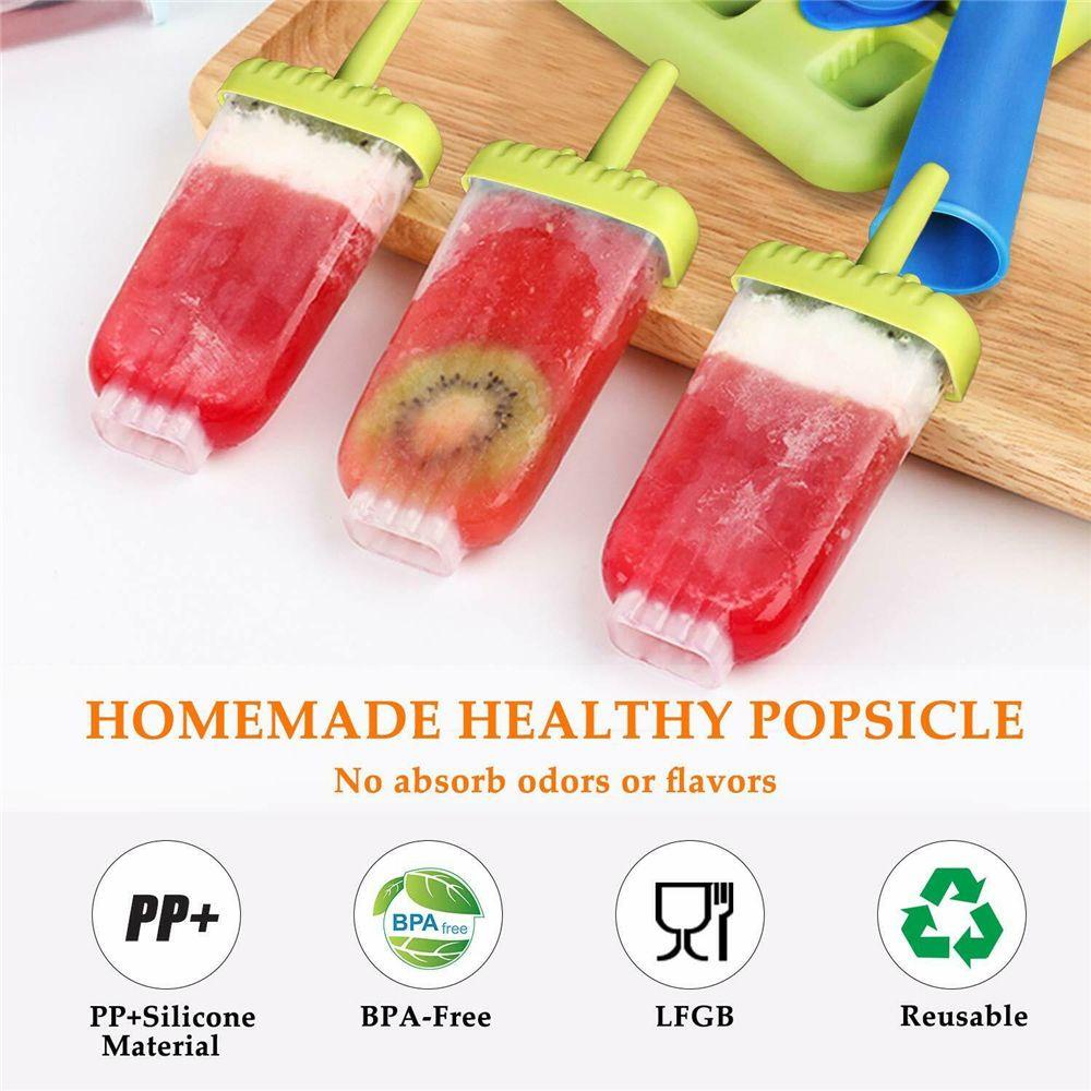 Set 6 Khay Silicone Làm Kem / Bánh Tráng Miệng DIY