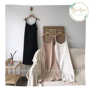 �� Váy 2 dây đũi xuông - Đầm trơn basic nữ CỰC XINH 🌸Đầm Nữ [FREESHIP]
