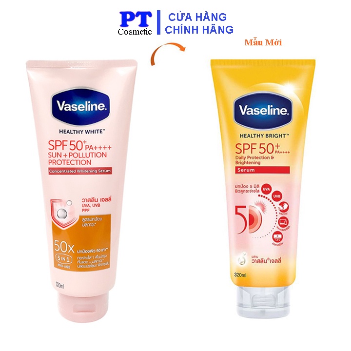 Vaseline 50x - Dưỡng Thể Vaseline 50x Healthy White Perfect Serum 300ml