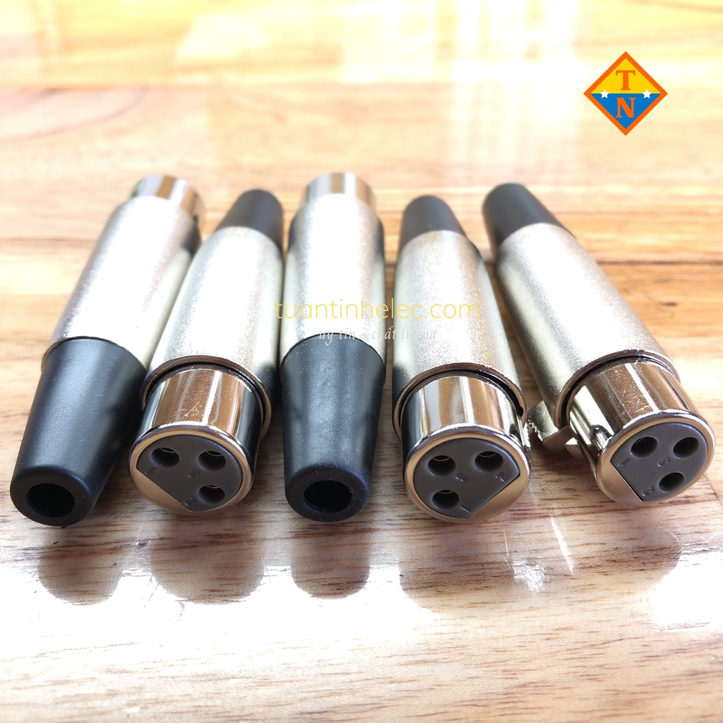 Giăc canon cái KTV 3 lỗ # phụ kiện âm thanh