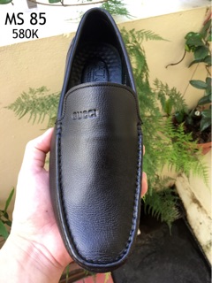 Giầy mọi nam da bò gucci, cam kết da thật 100%