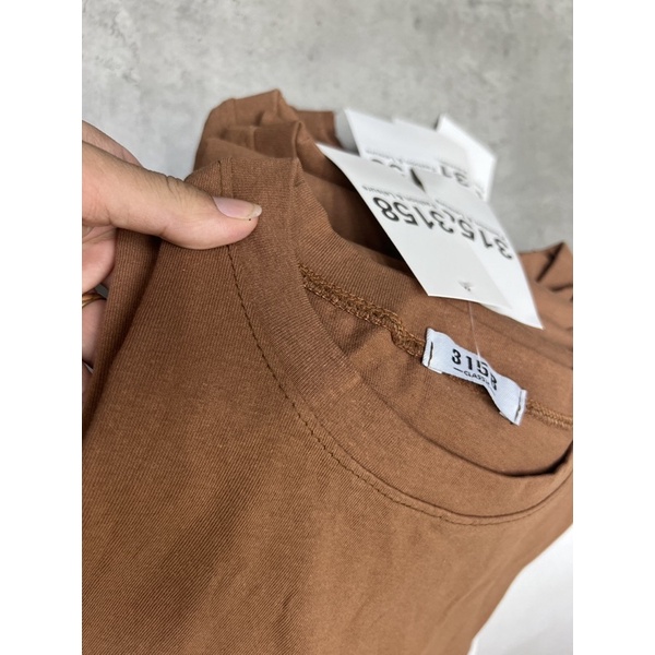 Áo thun 3158 Quảng Châu ( nâu đất)