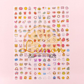 Set 6 tấm sticker dán dễ thương