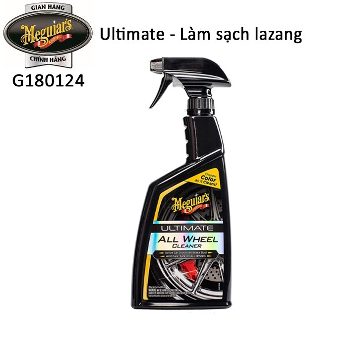 Meguiar's Sản phẩm làm sạch lazang xe dòng Ultimate - Ultimate All Wheel Cleaner  G180124 - 710 ml