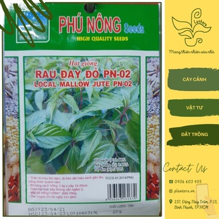 Hạt giống phú nông - rau đay đỏ gói 20g - hạt giống - rau ăn lá