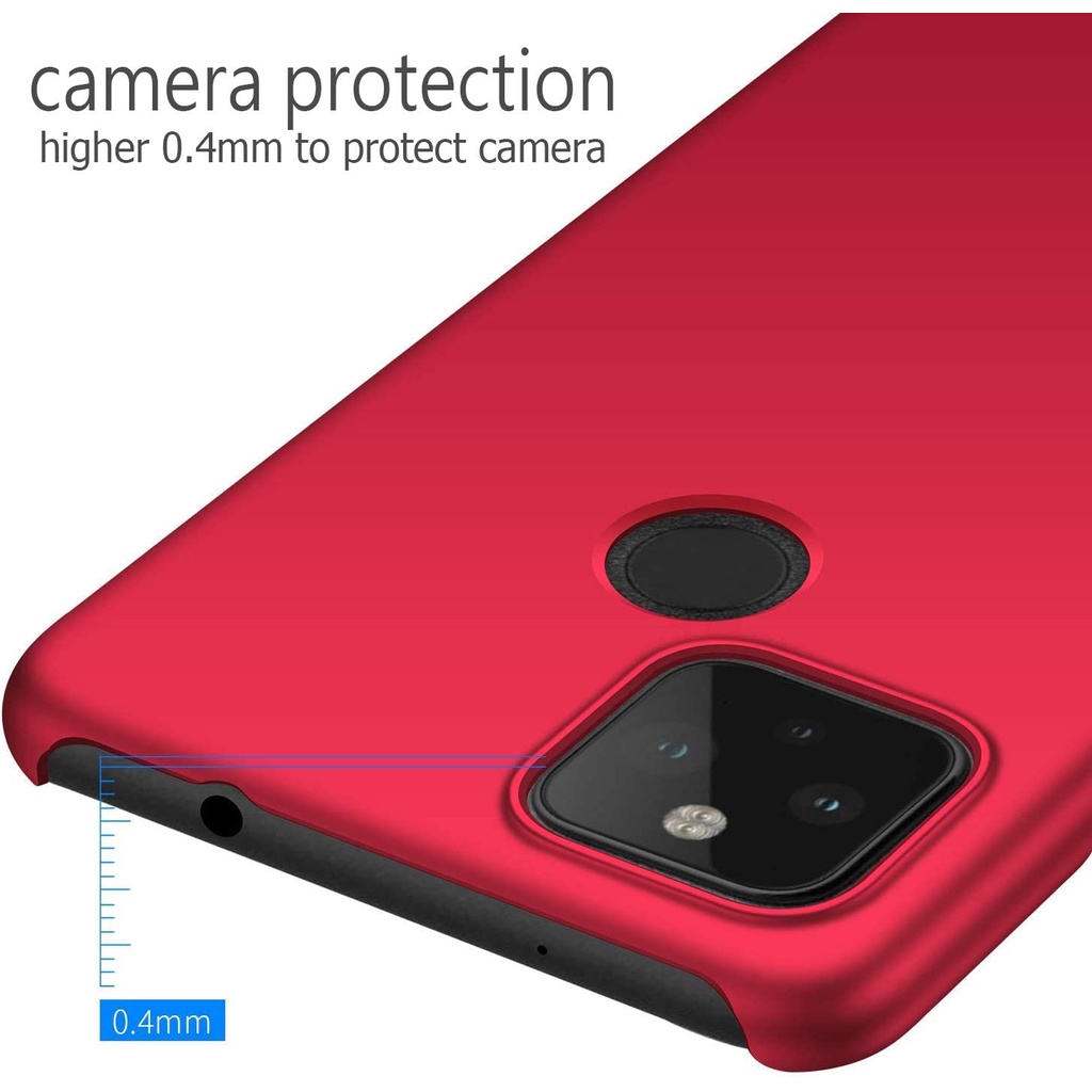 Ốp Điện Thoại Nhựa PC Cứng Siêu Mỏng Mặt Nhám Cho Google pixel 4a 4g 5g 4XL pixel 5 5xl 5a 6 Pro