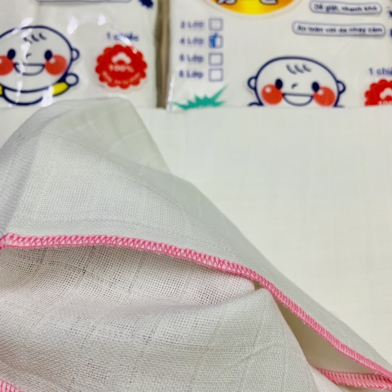 Khăn tắm cho bé vải xô 4 lớp siêu mềm hàng đẹp xuất Nhật 100% Cotton quấn ủ kén choàng tắm bé sơ sinh