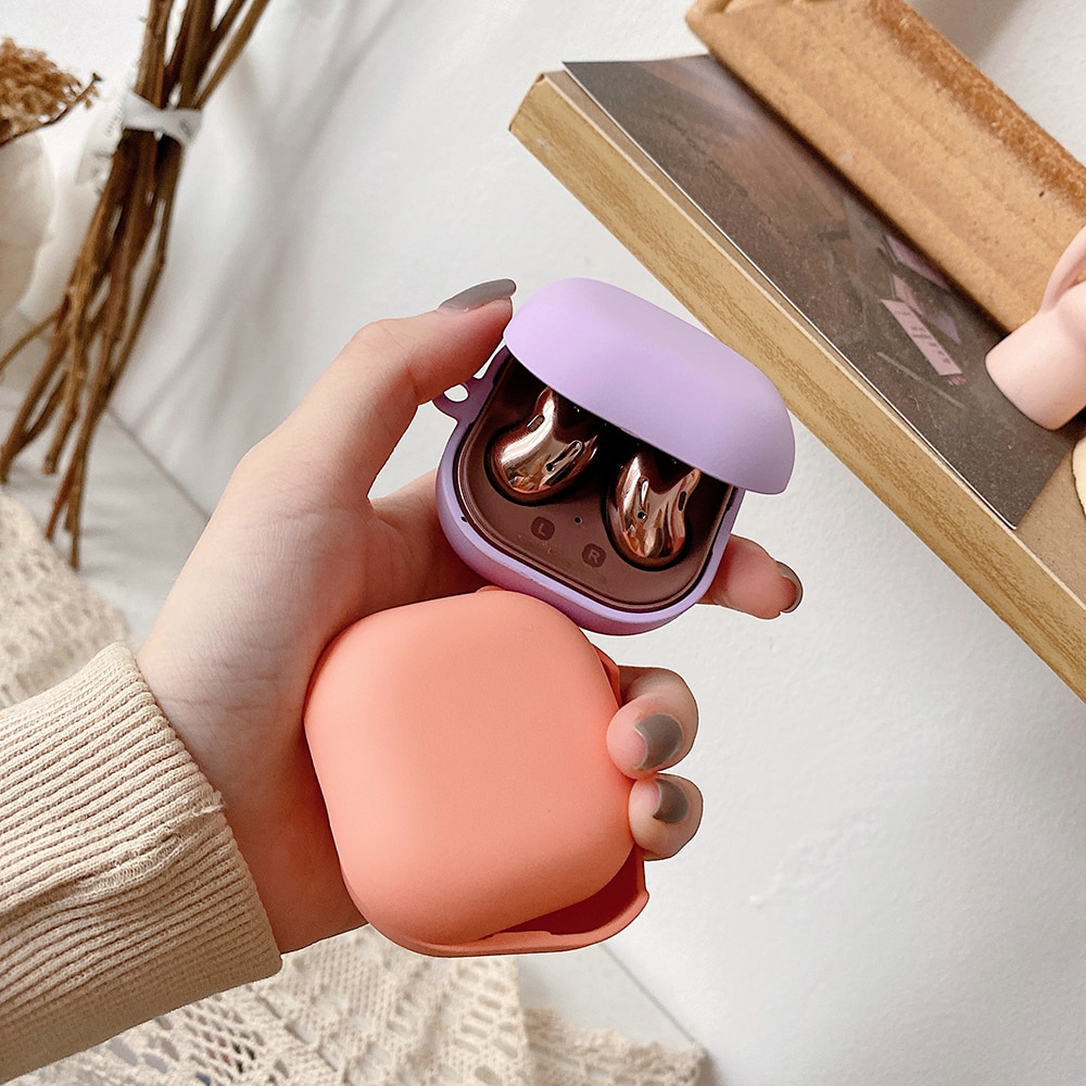 Vỏ Bảo Vệ Hộp Sạc Tai Nghe Samsung Galaxy Buds Live / Buds 2 / Buds Pro / Buds 2 Pro Màu Kẹo Ngọt Xinh Xắn
