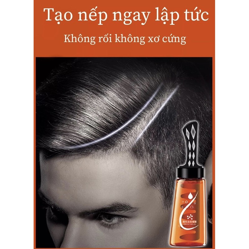 GEL TẠO NẾP TÓC KÈM LƯỢC CHẢI