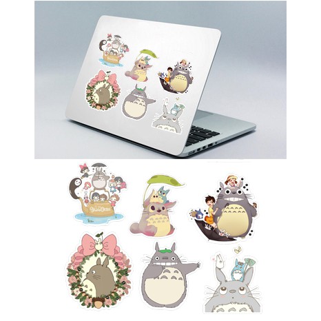 Sticker totoro A3 S30T22 chống thấm nước decal sticker dán laptop mũ bảo hiểm xe sticker cao cấp chủ đề