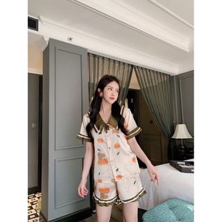 ❤️ Pịama đũi cổ thuỷ thì hoạ tiết chery ❤️
