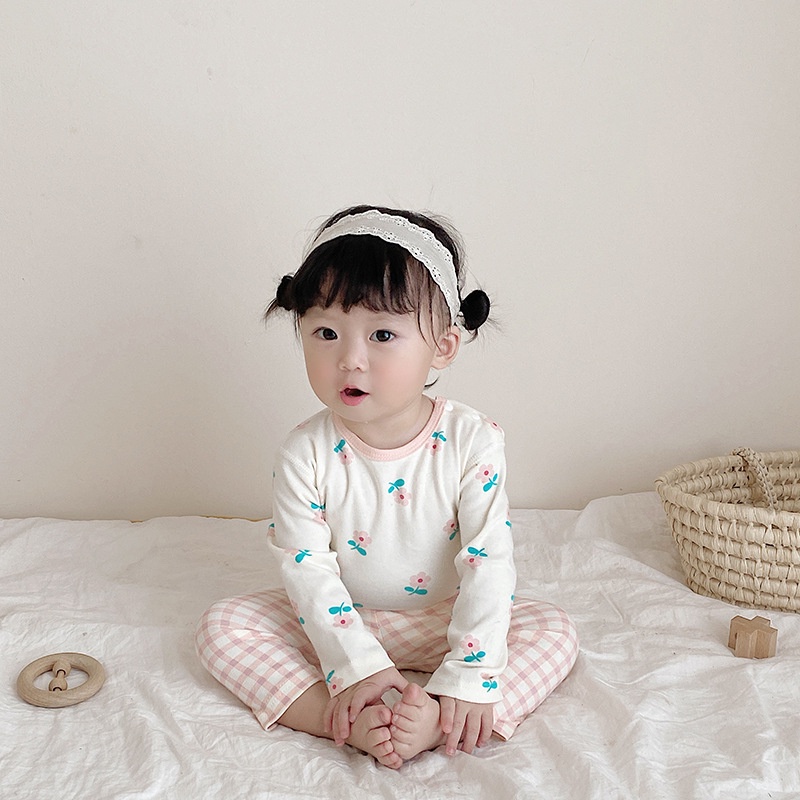 Bộ Đồ Ngủ Dài Tay Hai Món Thời Trang Mùa Thu Cho Bé